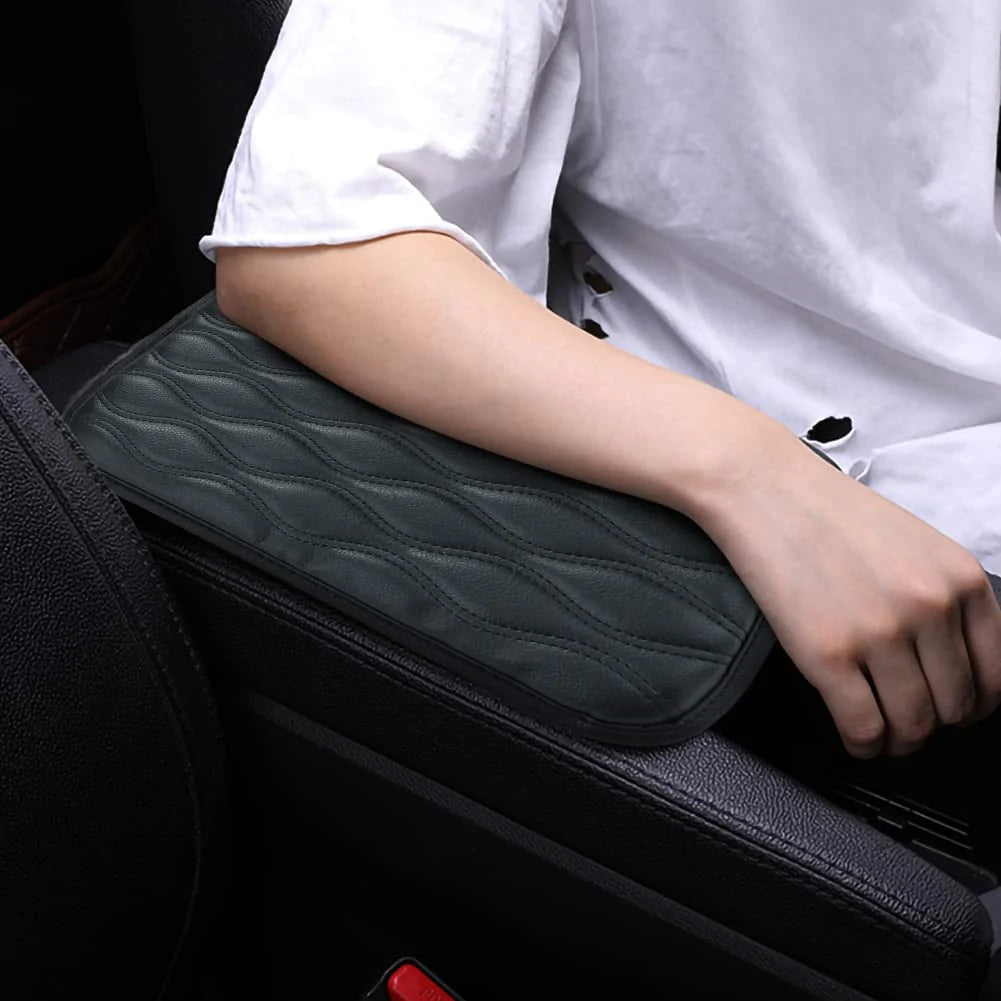 Leather Car Armrest Box Pad(Universal style-buy 2 free shipping）