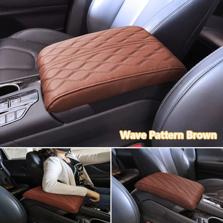 Leather Car Armrest Box Pad(Universal style-buy 2 free shipping）