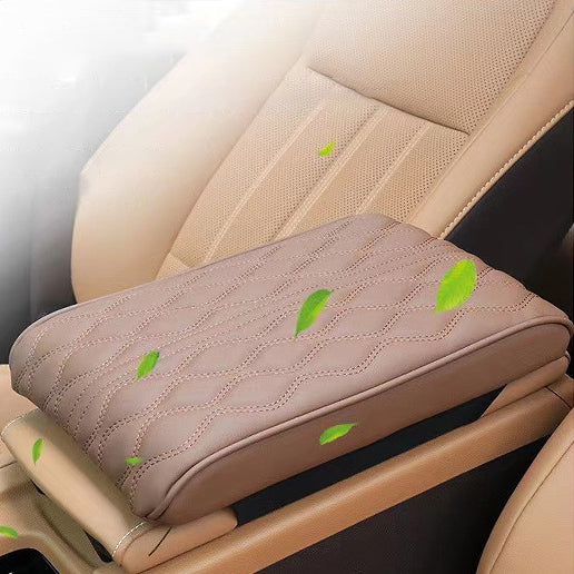 Leather Car Armrest Box Pad(Universal style-buy 2 free shipping）