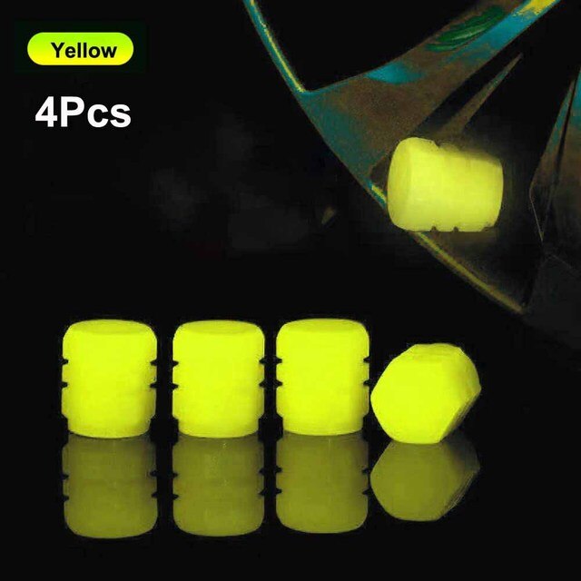 🔥Last Day Promotion - 50% OFF🔥 Glow in The Dark Valve Caps (Universal Fits Any Car)