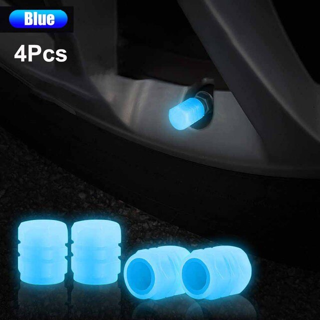 🔥Last Day Promotion - 50% OFF🔥 Glow in The Dark Valve Caps (Universal Fits Any Car)