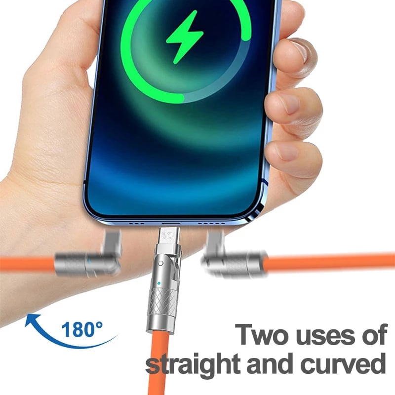 (🎄Early Christmas Sale) 180° Rotating Fast Charge Cable