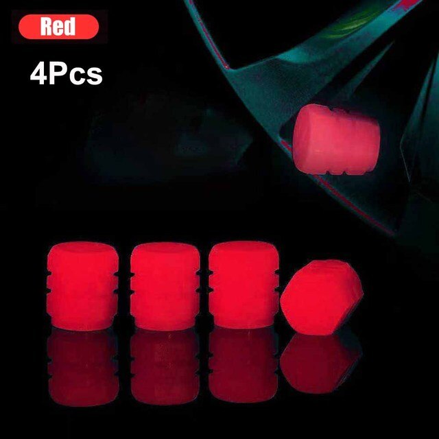 🔥Last Day Promotion - 50% OFF🔥 Glow in The Dark Valve Caps (Universal Fits Any Car)