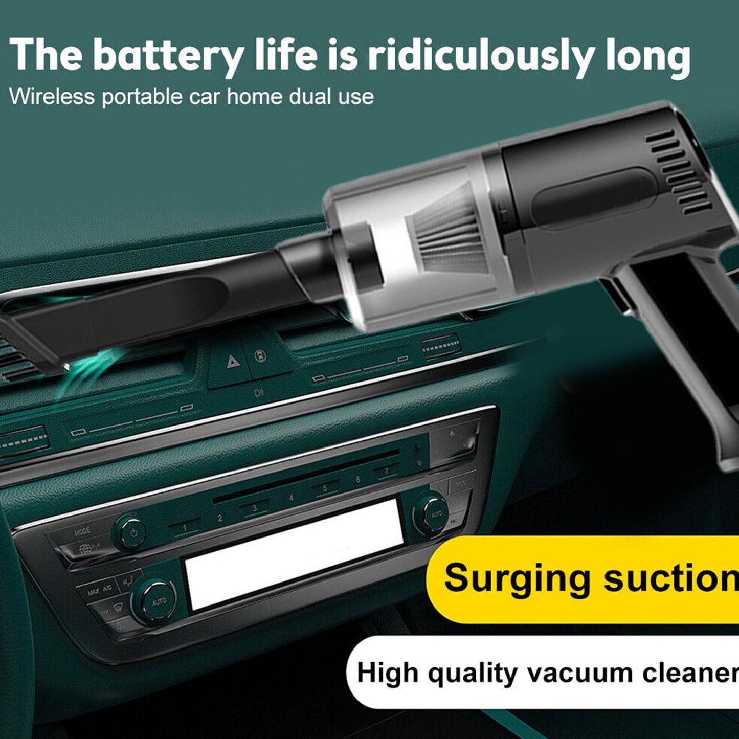 Wireless Handheld Car Vacuum Cleaner（60%OFF ONLY TODAY）