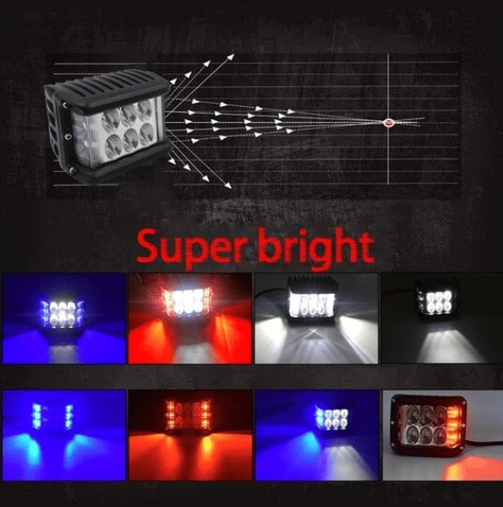 ⏰Last Day Promotion 49% OFF - Car Dual Sides LED Dual Color Light