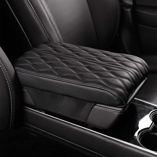 Leather Car Armrest Box Pad(Universal style-buy 2 free shipping）